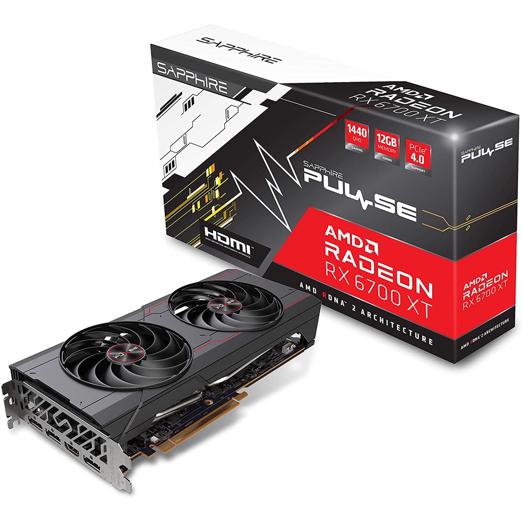 Sapphire Pulse RX 6700 XT 12GB GDDR6, Gaming Graphics Card AMD Radeon | Shopee Thailand