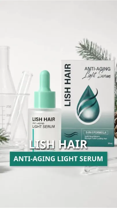 Lish Hair Anti-Aging Light Serum ผลิตภัณฑ์บำรุงเส้นผม และกระตุ้นการเกิดผมใหม่ | Lazada Thailand