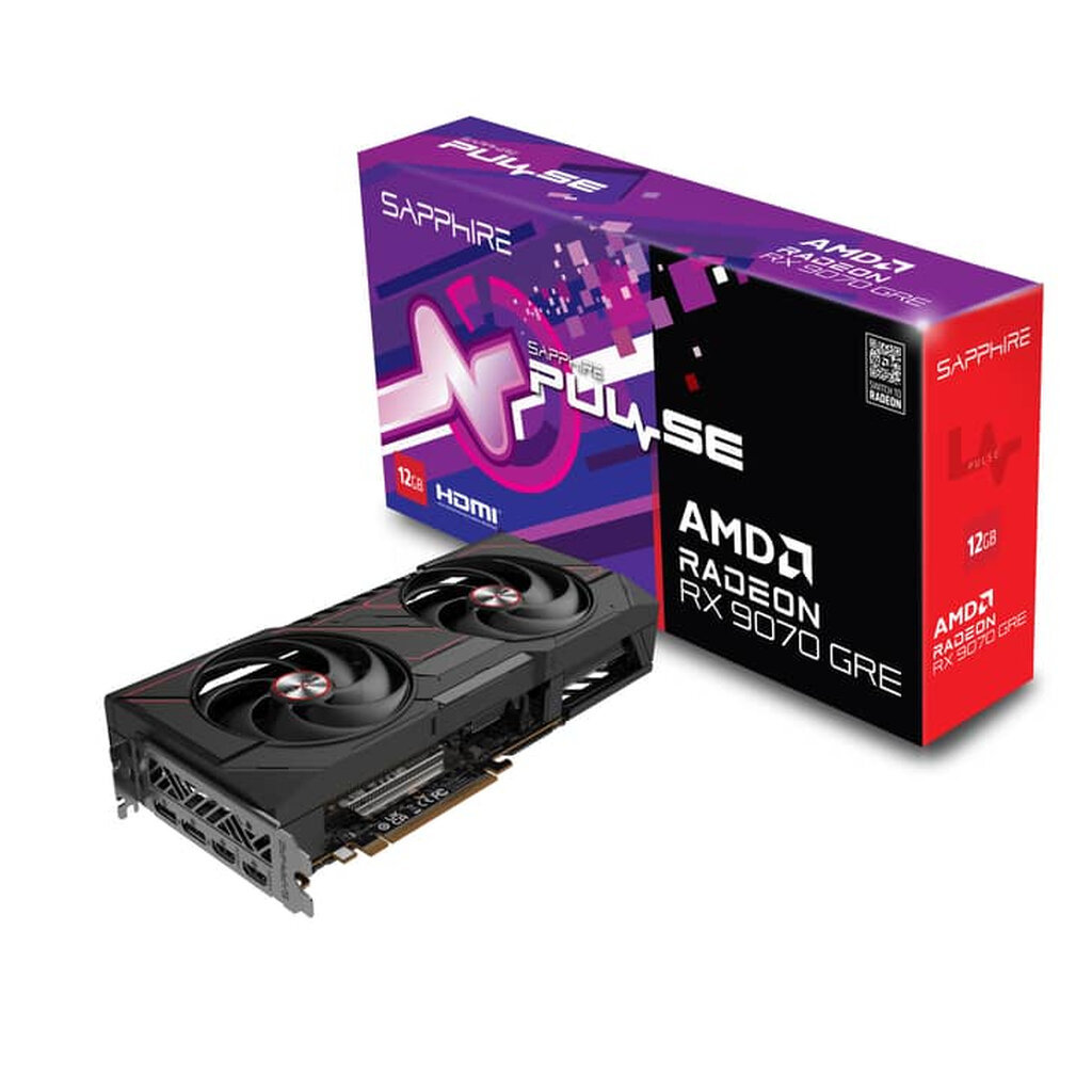 SAPPHIRE PULSE AMD RADEON RX 9070 GRE GAMING OC 12GB DUAL HDMI/DUAL DP | Shopee Thailand