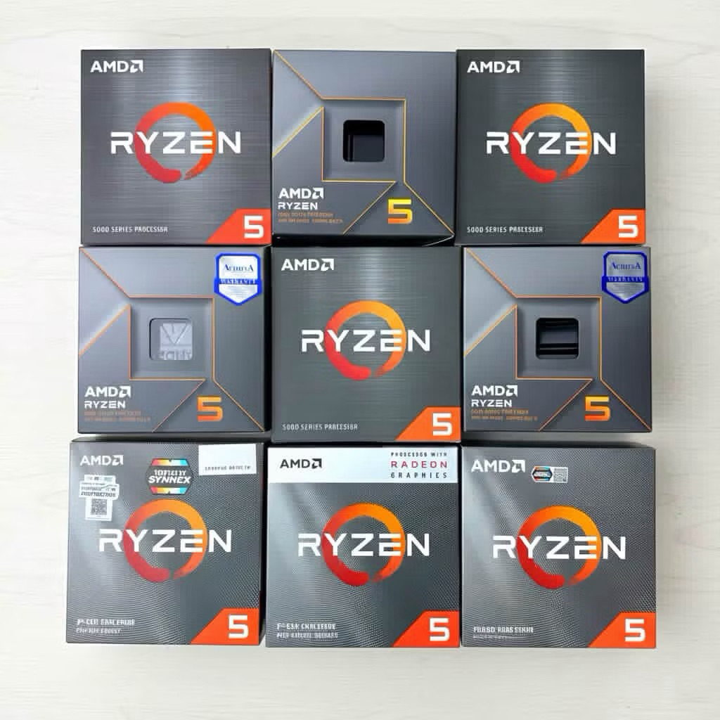 กล่อง CPU RYZEN5 กล่องเปล่า กล่อง AMD กล่อง RYZEN5 5600G 4500 5600GT 3600 3400G 8500G 5500 5600 5600X
