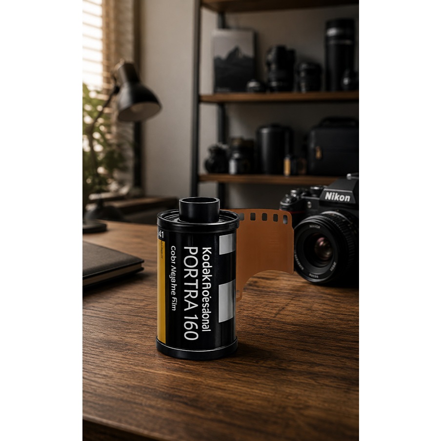 ฟิล์มสี Kodak Portra 160 Professional 35mm 135-36 (แบ่งขายเป็นม้วน) ฟิล์มหมดอายุ 01/2028