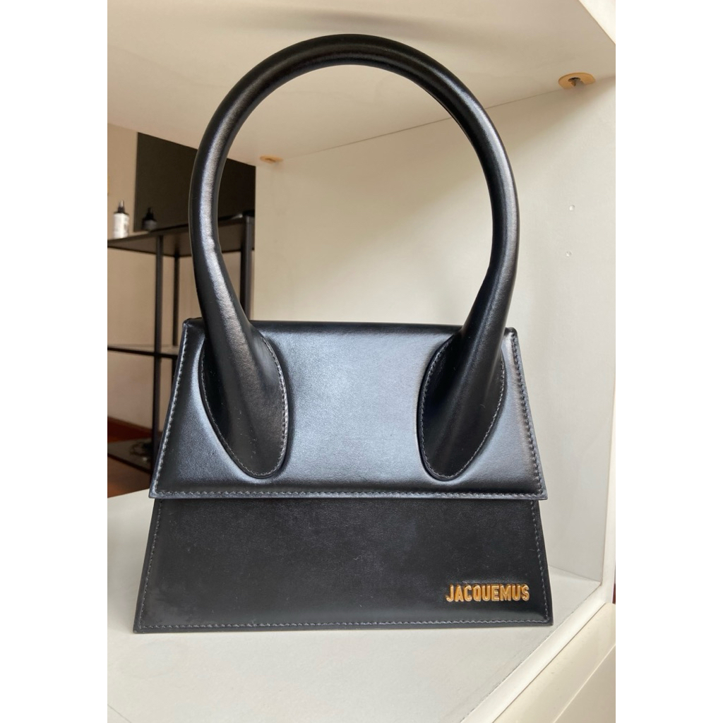 💯 Jacquemus Le Grand Chiquito - Black (Used Once) 🖤 | Shopee Thailand