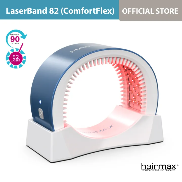 HairMax LaserBand 82 (ComfortFlex) - ที่คาดผมเลเซอร์ 82 หลอด เลเซอร์เกรดการแพทย์ รักษาผมร่วง ผมบาง รักษาผมร่วง ผมบาง เพิ่มผมหนา ปลูกผม ลดปัญหาผมร่วง เลเซอร์ปลูกผม | Lazada Thailand