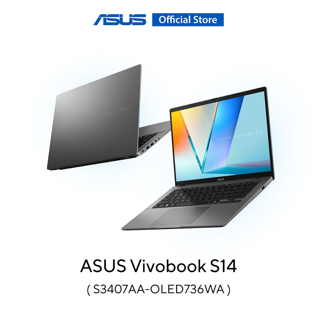 ASUS Vivobook S14 (S3407AA-OLED736WA) 14" WUXGA (1920x1200) OLED, U7-355, 16GB, 512GB SSD, W11