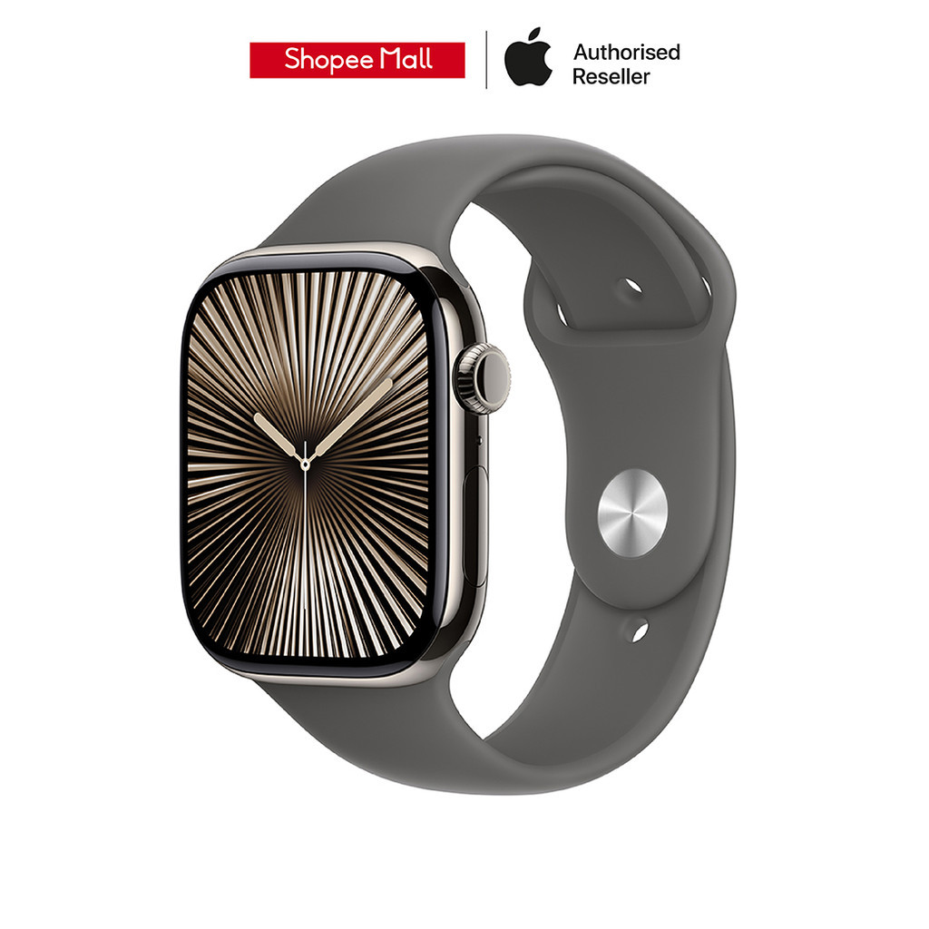 Apple Watch Series 10 GPS + Cellular 46mm Titanium Case with Sport Band | Shopee Thailand