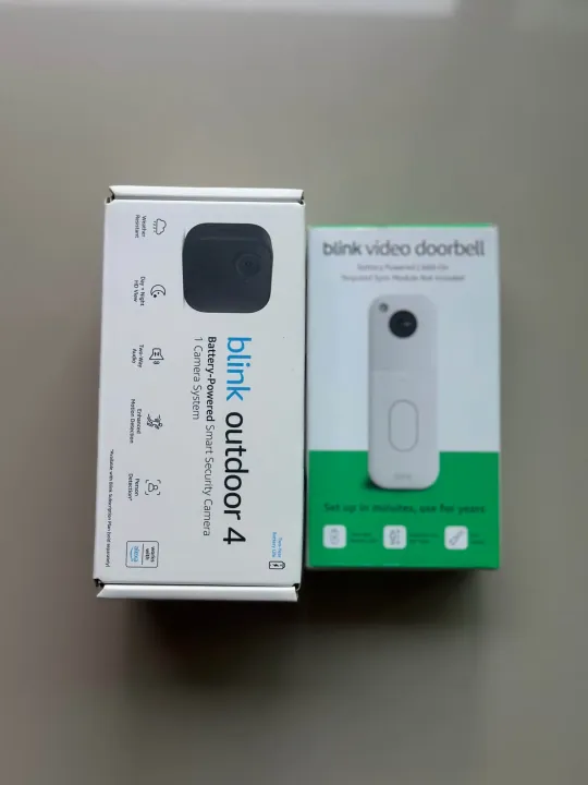 [SET คู่หู] Blink Outdoor 4 + Blink Video Doorbell กล้องวงจรปิดไร้สาย 1080p HD แบตอึด 2 ปี | Lazada Thailand