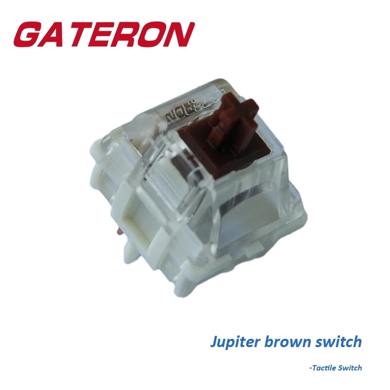 Gateron Jupiter Brown Switch Tactile 5 Pin SMD RGB Pre Lubed Switches สําหรับเล่นเกมคีย์บอร์ดแบบกลไก | Shopee Thailand