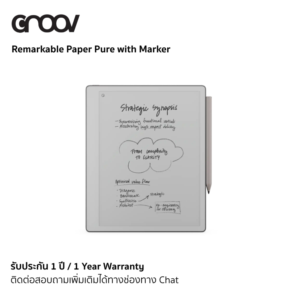 [NEW] reMarkable Paper Pure - Paper Tablet จาก Remarkable รุ่นใหม่ล่าสุด 2026 by GROOV.asia