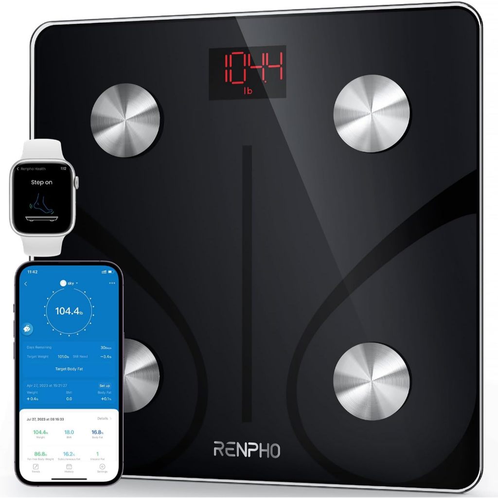 RENPHO ES-CS20M Body Fat Scale Smart BMI Scale Digital Bathroom Wireless Weight Scale | Shopee Thailand