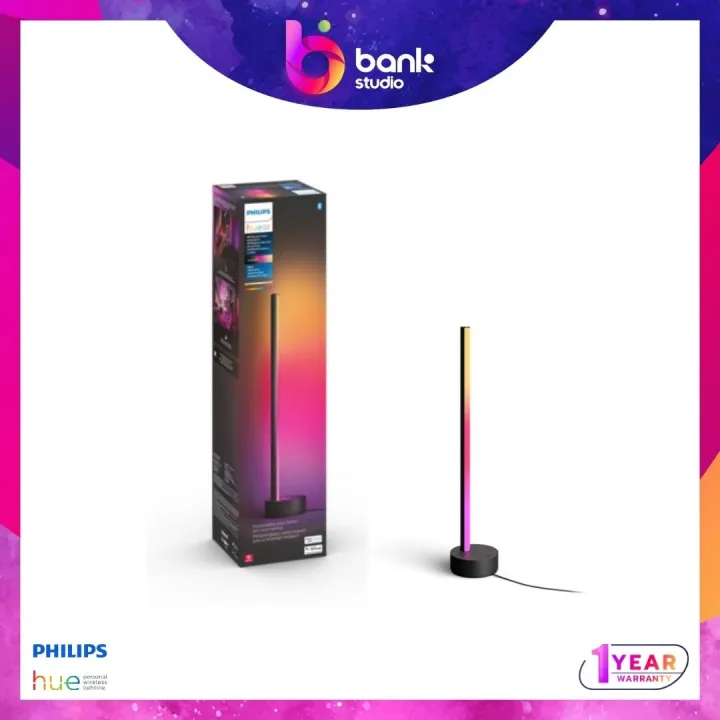 (ประกัน 1ปี) โคมไฟตั้งโต๊ะ Philips Hue Gradient Signe table lamp - Black | Lazada Thailand