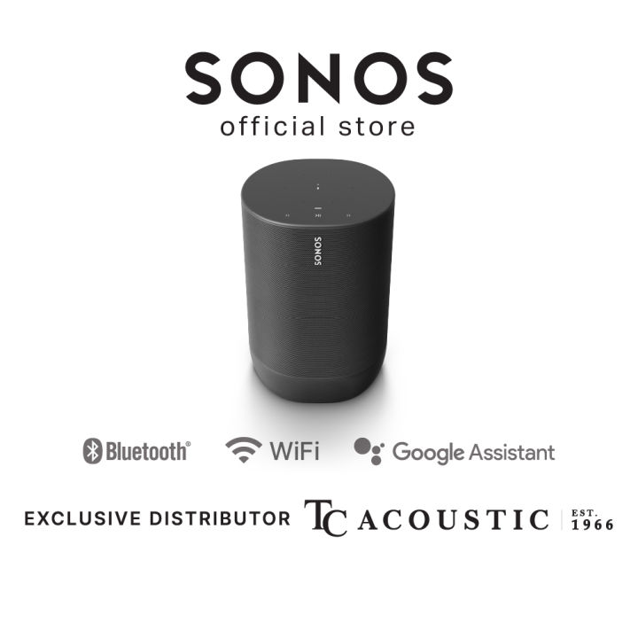 Sonos Move Gen 2ลำโพงไร้สายแบบพกพาพร้อม Bluetooth | Lazada Thailand
