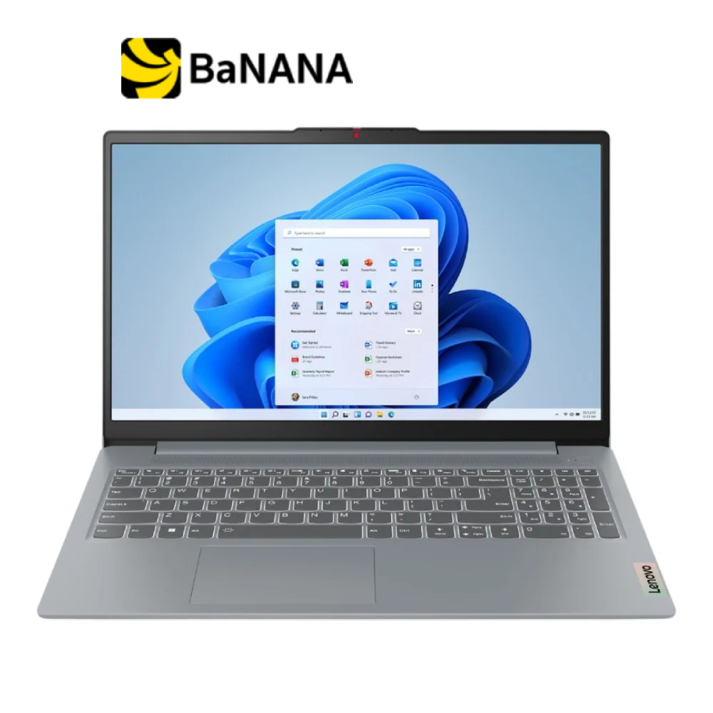 โน๊ตบุ๊ค Lenovo IdeaPad Slim 3 15AMN8-82XQ01EHTA Gray by Banana IT