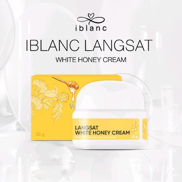 ไอบลองก์ ลางสาด ไวท์ ฮันนี่ ครีม Iblanc Langsat White Honey Cream | Lazada Thailand