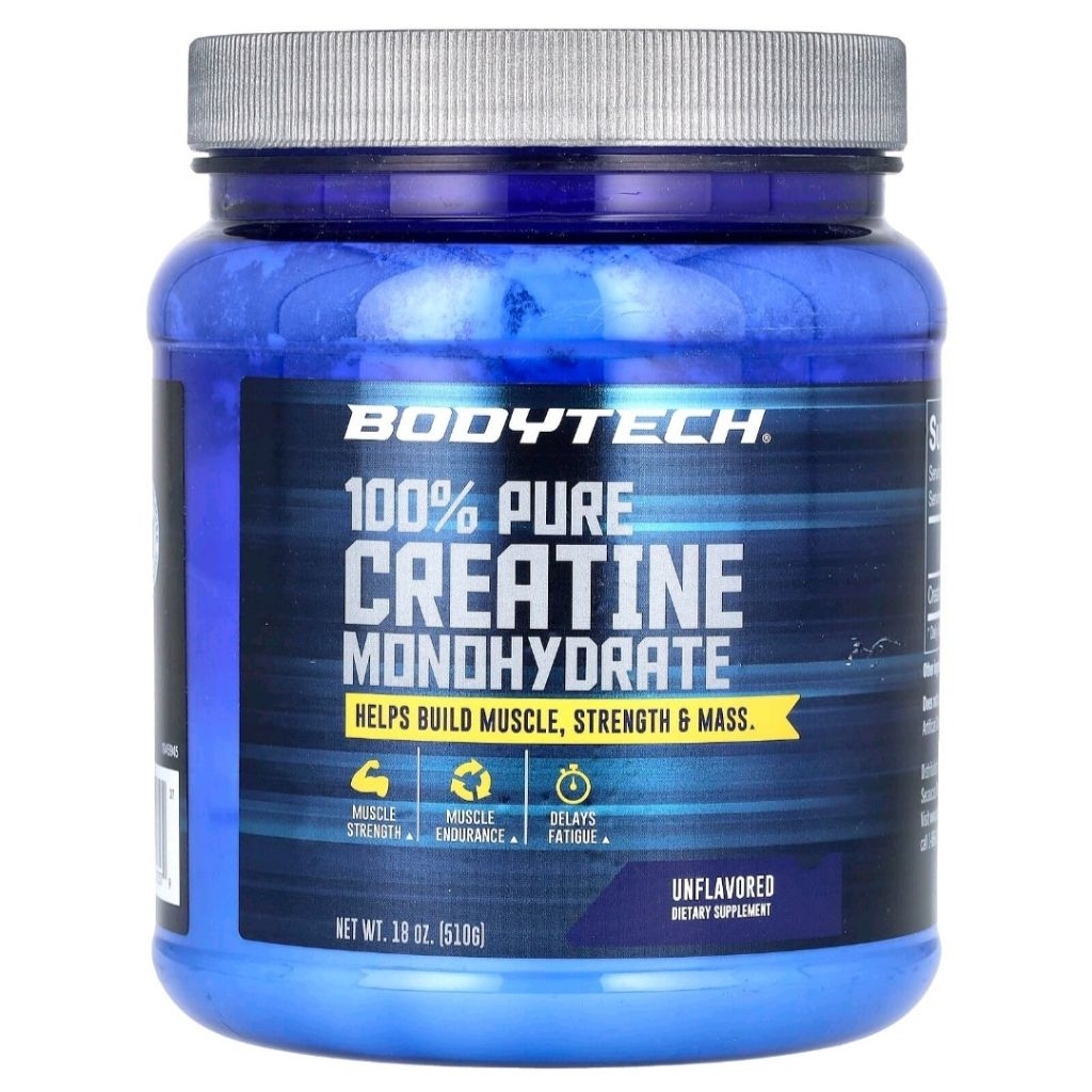 BodyTech, 100% Pure Creatine Monohydrate, Unflavored, 18oz (510 g) | Shopee Thailand