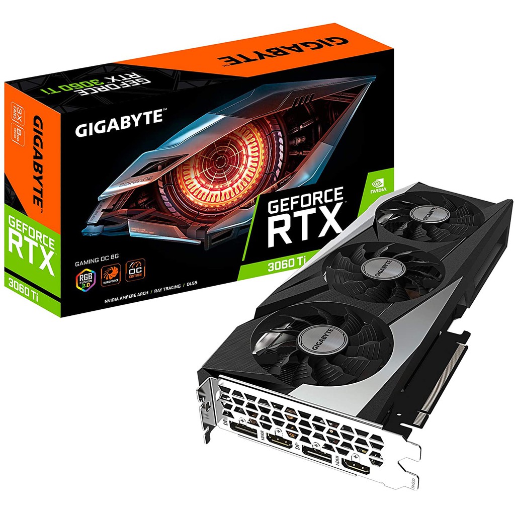 GIGABYTE GeForce RTX 3060TI GAMING OC 8G VGA #RTX 3060 TI | Shopee Thailand