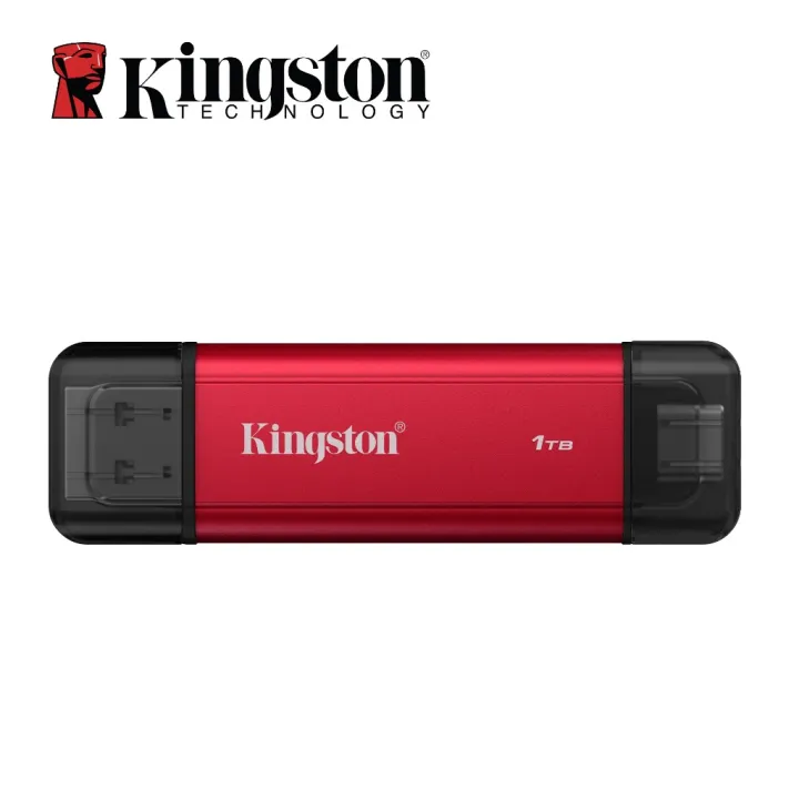 Kingston USB Type-A และ Type-C Dual Portable SSD ความเร็วสูงสุด 1,050MB ไดรฟ์โซลิดสเตทพกพาแบบคู่ | Lazada Thailand