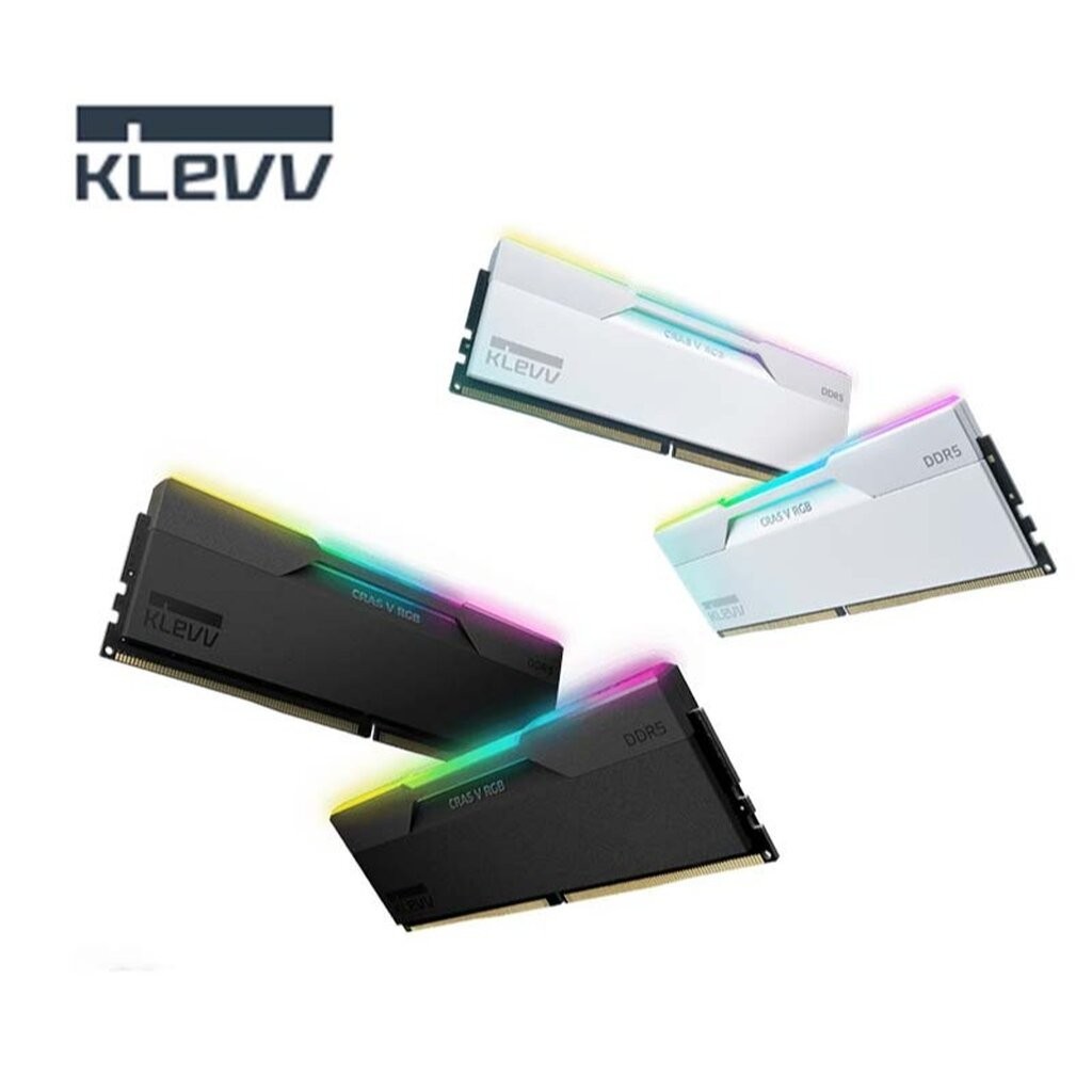 DDR5 KLEVV Cras V RGB 64GB/6000Mhz (2x32GB) CL30 Intel XMP 3.0 / AMD EXPO Ready รับประกัน Lifetime ศูนย์ไทย
