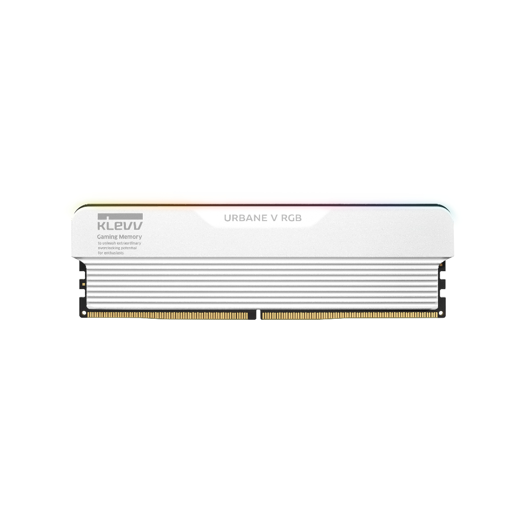 KLEVV URBANE V RGB DDR5 Gaming OC Memory - 32GB (16GBx2) 6400MHz White CL32