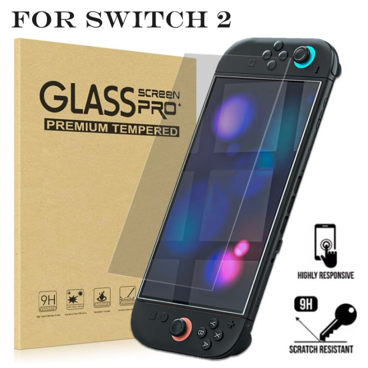 ◔.̮◔ ᕱ ᕱ▁ฟิล์มกันรอยกระจกนิรภัย 1/2/3 ชิ้น สำหรับ Switch 2 ใส โปร่งใส HD ชัดเจน อุปกรณ์เสริมฟิล์มกันรอย▁•ᴥ• ˙ϖ˙ | Lazada Thailand