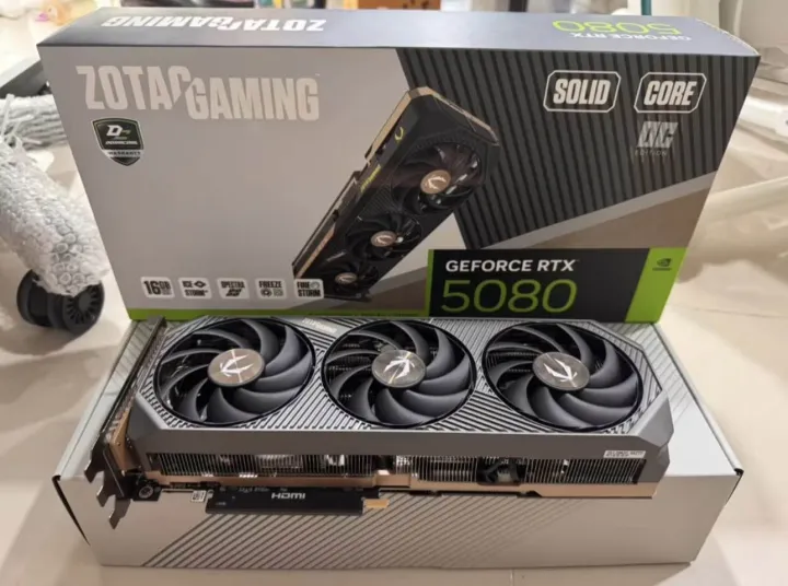 ของใหม่ จากไทย !! ZOTAC GAMING GeForce RTX 5080 SOLID CORE OC 16GB GDDR7 ประกันศูนย์ 3 ปี | Lazada Thailand
