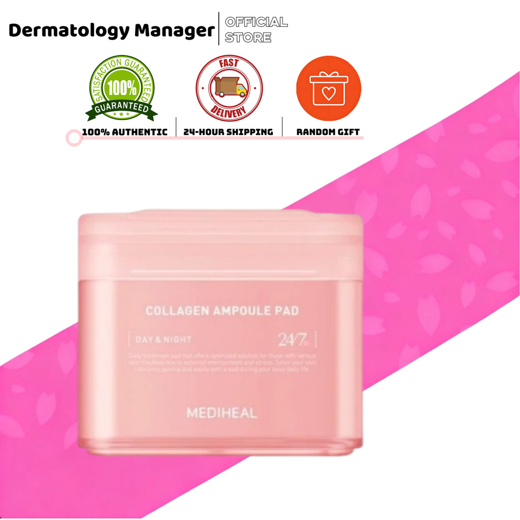 MEDIHEAL [Medicheal] Collagen Firming Toner Pad 100Pads – Firming & Hydrating & Anti-Aging & Pore Care Daily Treatment | Shopee Thailand