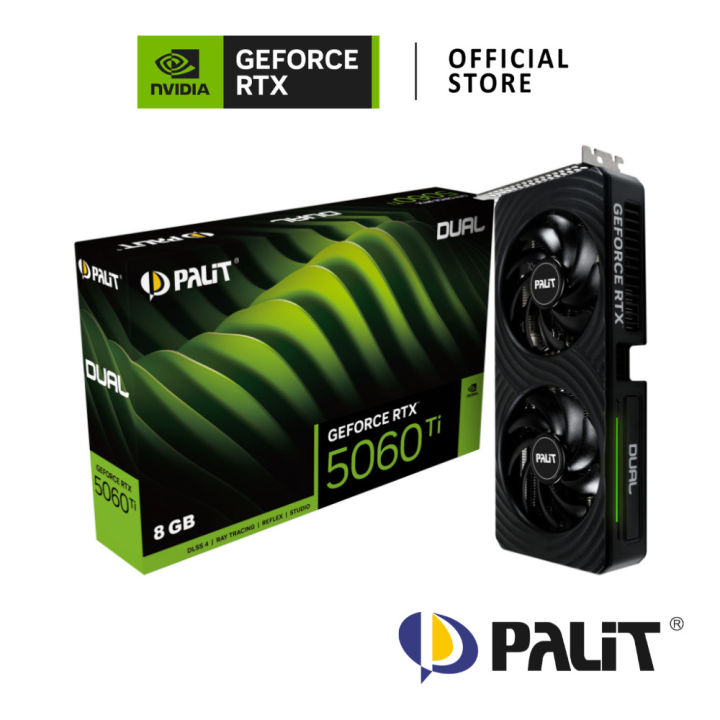 PALIT GeForce RTX™ 5060 Ti Dual 8GB VGA Card การ์ดจอ | Lazada Thailand
