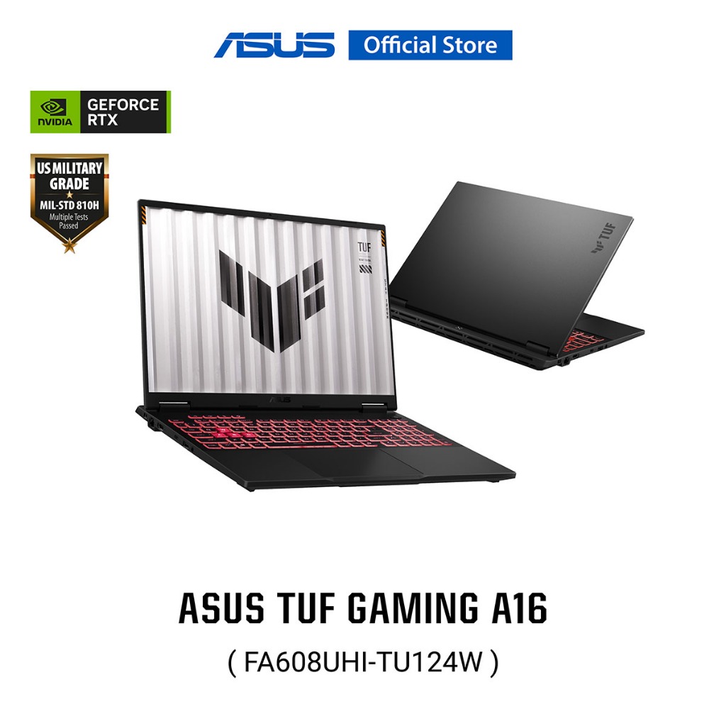 ASUS TUF Gaming A16 (FA608UHI-TU124W) 16" FHD+ 16:10 144Hz, AMD R7-260 3.8G, 16GB, 512GB SSD, RTX5050, W11