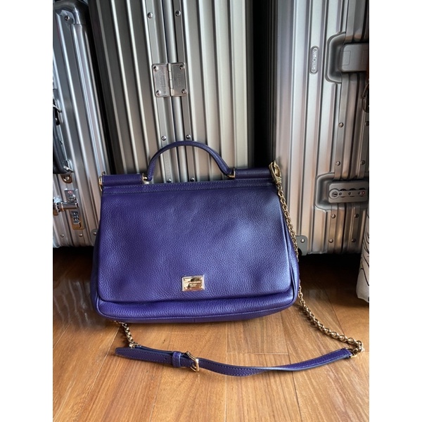 (ของแท้/มือสอง) DOLCE&GABBANA large Sicily tote bag (used) | Shopee Thailand