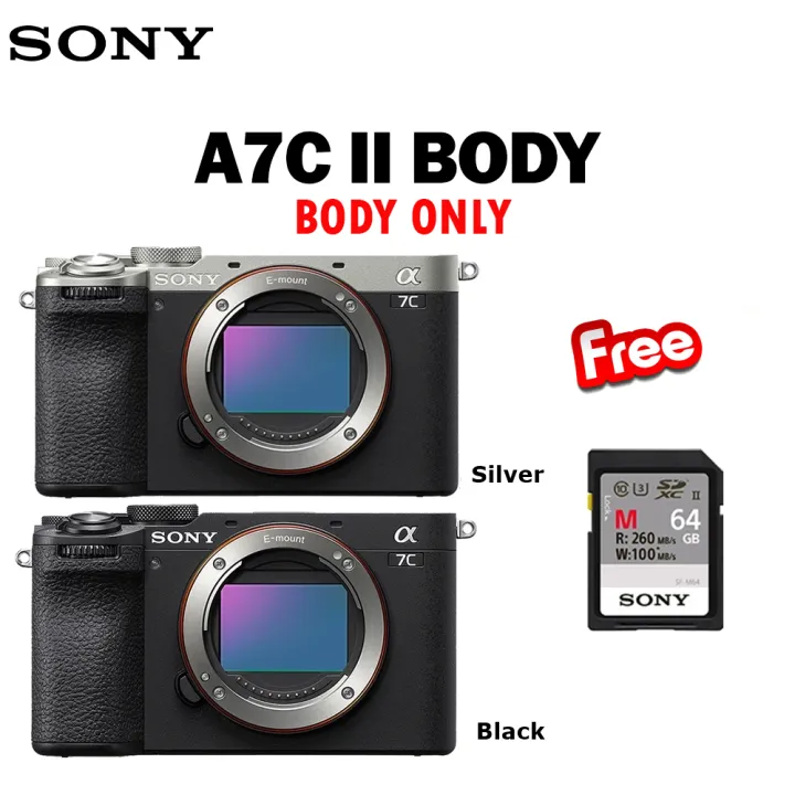 Sony A7C II กล้อง Sony Mirrorless Fullframe Body / with 28-60mm Lens (ประกันศูนย์ไทย) A7CM2 A7CII A7C2 | Lazada Thailand