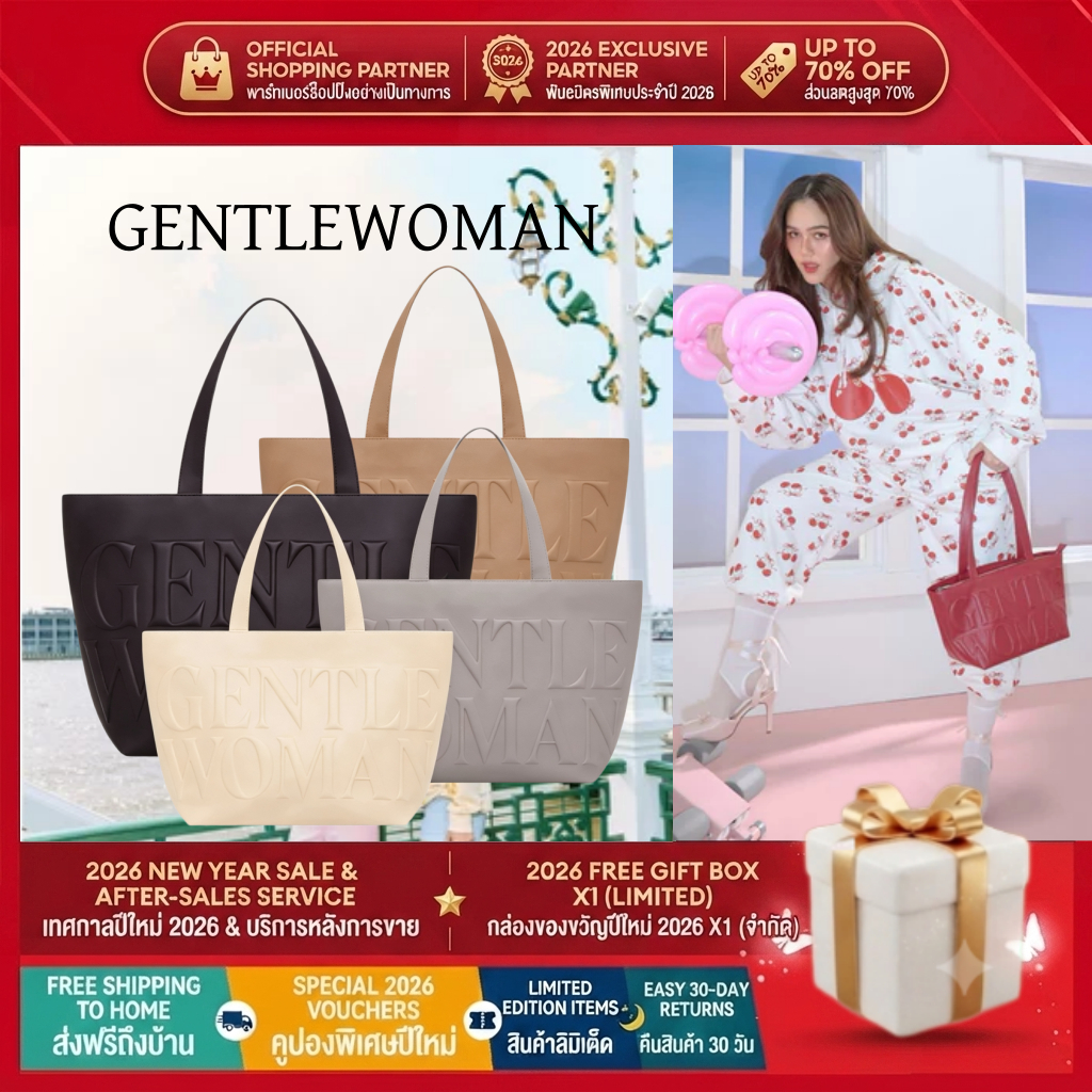 🛍️ พร้อมส่ง | ของแท้ 100% 🇹🇭 GW GENTLEWOMAN - Daily Tote Bag / Daily Shoulder กระเป๋าแบรนด์ไทยแท้ รุ่นฮิต