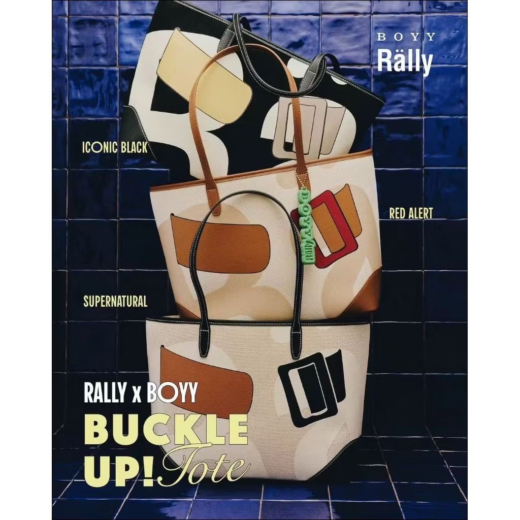 พร้อมส่ง📍Rally City Tote Bag แถมCard Hoder แท้100% ของใหม่มือ1