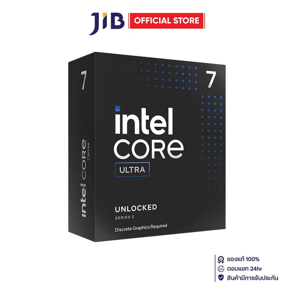 CPU (ซีพียู) INTEL CORE ULTRA 7 265KF - 20C 20T 3.3-5.5GHz (INTEL SOCKET 1851) (ระบบระบายความร้อนไม่รวมอยู่ในสินค้า)