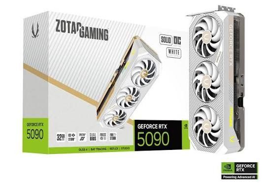 ZOTAC NVIDIA GeForce RTX 5090 Solid OC 32GB GDDR7 Graphics Card BRAND NEW IN HAND | Lazada Thailand