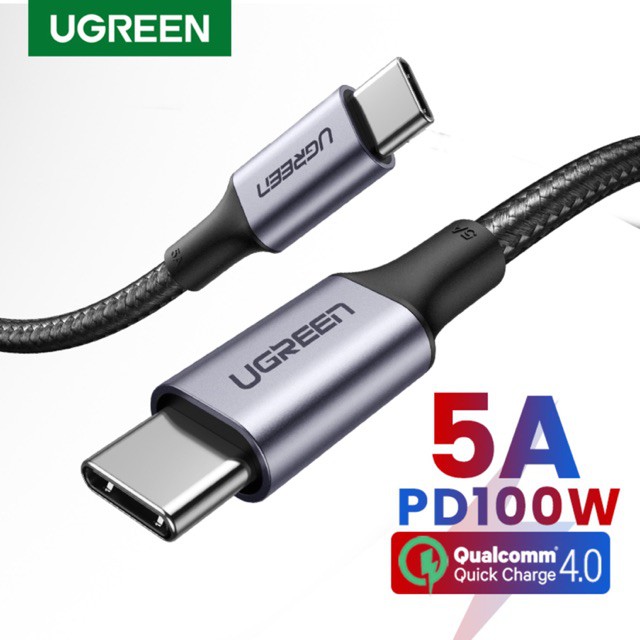UGREEN 100W USB-C to USB-C Cable 5A USB Type C 100W PD Charging Cord(70427,70429,70698) | Shopee Thailand