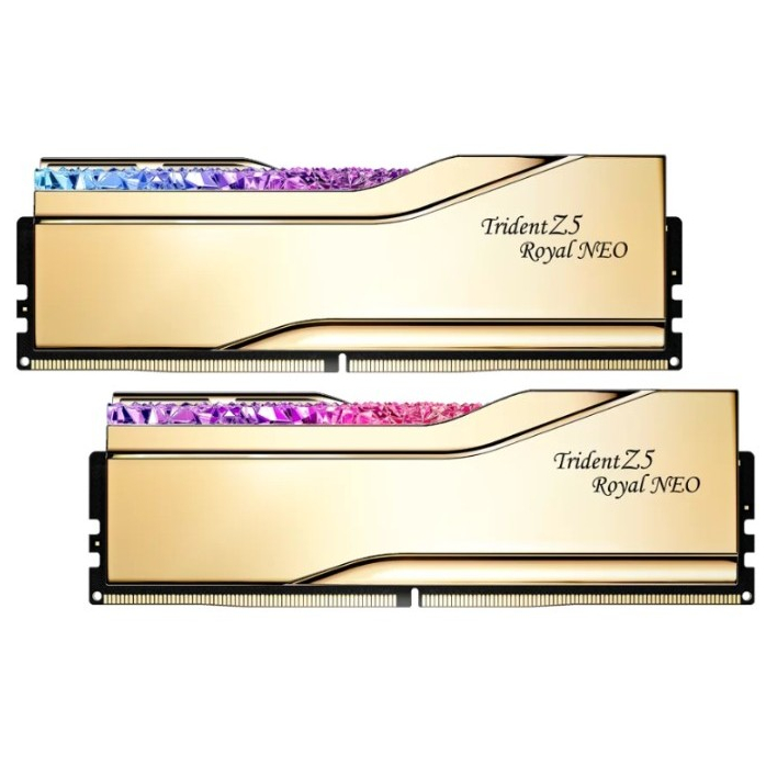 G.SKILL TRIDENT Z5 ROYAL NEO 64GB (32x2) 6000MHz GOLD | Shopee Thailand