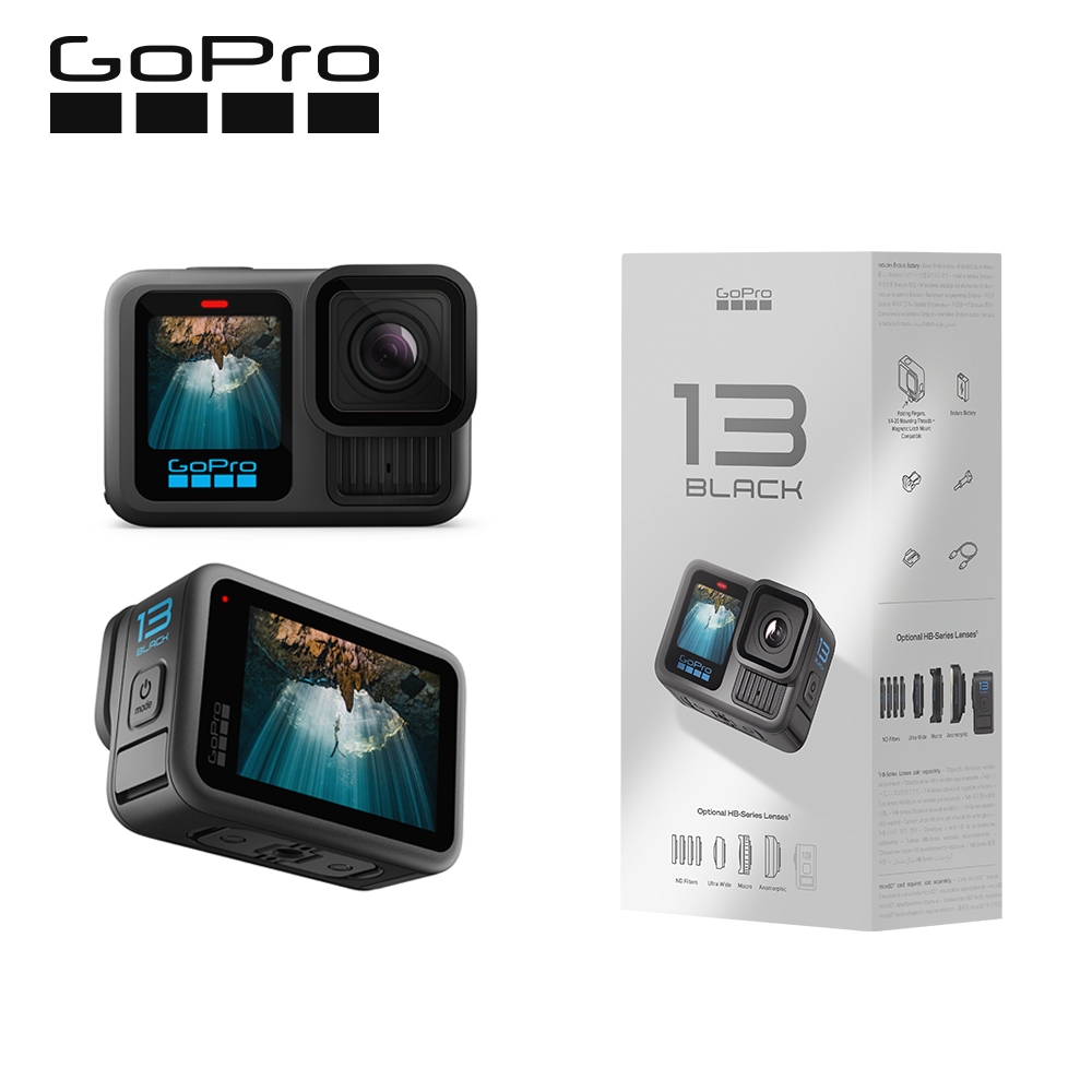 [กล่องชำรุด defect]GoPro Hero 13 Black, GoPro 13 Black Action Camera 5.3K60 4K120 กล้องโกโปร กล้องแอคชั่น