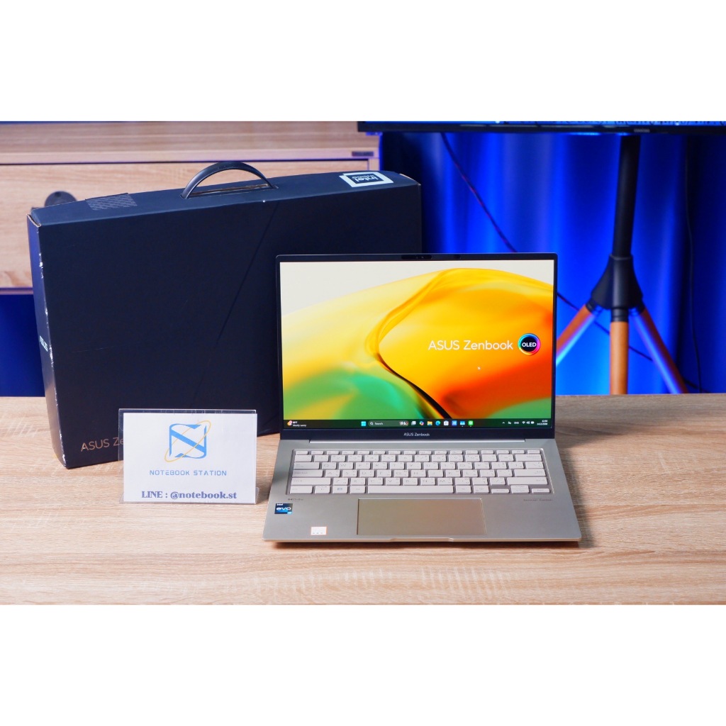 Asus ZenBook 14x OLED i5-13500H Ram16 SSD512 จอ14.5นิ้ว 2.8K OLED 120Hz สเปคสูง เบาบาง เรียบหรูทันสมัย มีประกันศูนย์ | Shopee Thailand