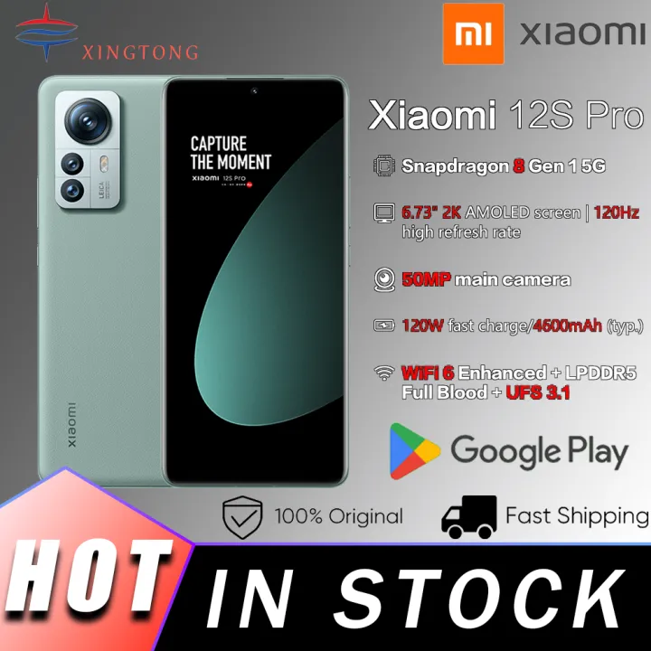 China Version Xiaomi Mi 12S Pro Smart Phone Snapdragon 8 Octa Core 120Hz 6.73" AMOLED Screen 50MP Triple Camera 4600mAh Battery | Lazada Thailand