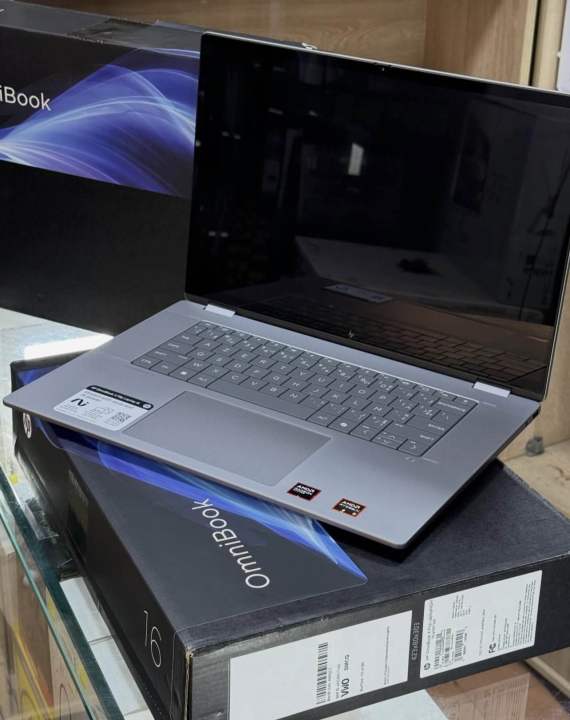 แล็ปท็อป HP OmniBook X Flip 16 2-in-1 — หน้าจอแสดงผล 16 นิ้ว — ซีพียู Intel Core Ultra 7 — การ์ดจอ Intel Arc 140V 8GB — RAM 32GB + พื้นที่เก็บข้อมูล SSD 2TB — ระบบปฏิบัติการ Windows 11 Home | Lazada Thailand