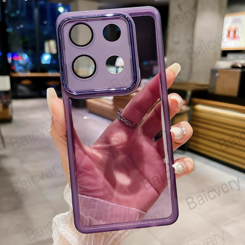 นุ่มสําหรับ Motorola MOTO G77 ฝาหลังสําหรับ Motorola MOTO G67 กล้องป้องกัน Anti-Drop | Shopee Thailand