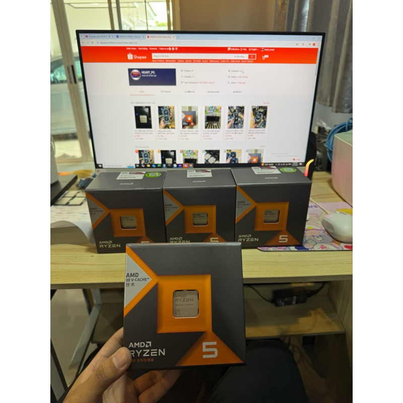 RYZEN 5 7600X3D ( สินค้ามือ1 กล่องครบ ) ประกันร้าน 2ปี มีสินค้าพร้อมส่ง | Shopee Thailand