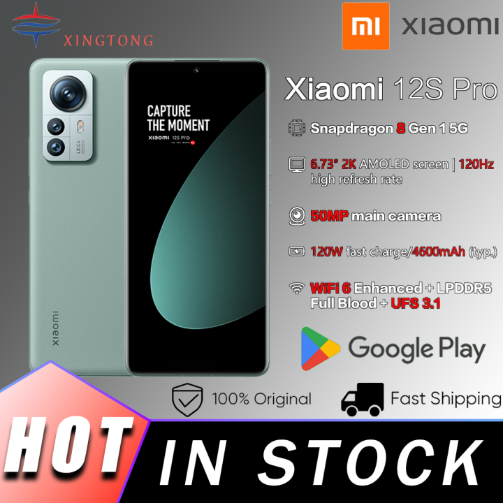 China Version Xiaomi Mi 12S Pro Smart Phone Snapdragon 8 Octa Core 120Hz 6.73" AMOLED Screen 50MP Triple Camera 4600mAh Battery | Lazada Thailand