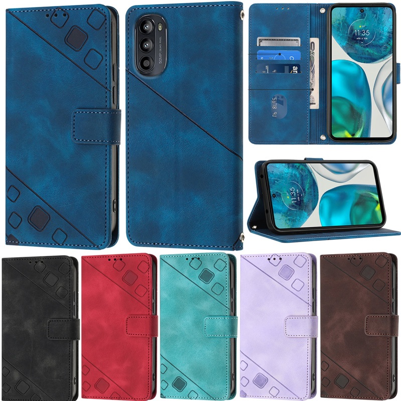 หรูหราสําหรับ Motorola Moto G73 5G G72 G62 G42 G31 G41 G51 G71 G32 G22 G30 G20 G10 E20 E30 E40 Edge X50 Ultra 40 Neo 50 Pro Book กระเป๋าสตางค์หนังฝาครอบหนังกรณี | Shopee Thailand