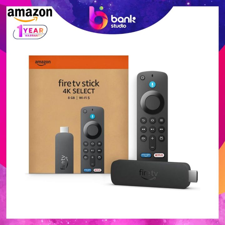 ( ประกัน 1 ปี ) Amazon Fire TV Stick 4K SELECT 8GB Wi-Fi 5 | Lazada Thailand