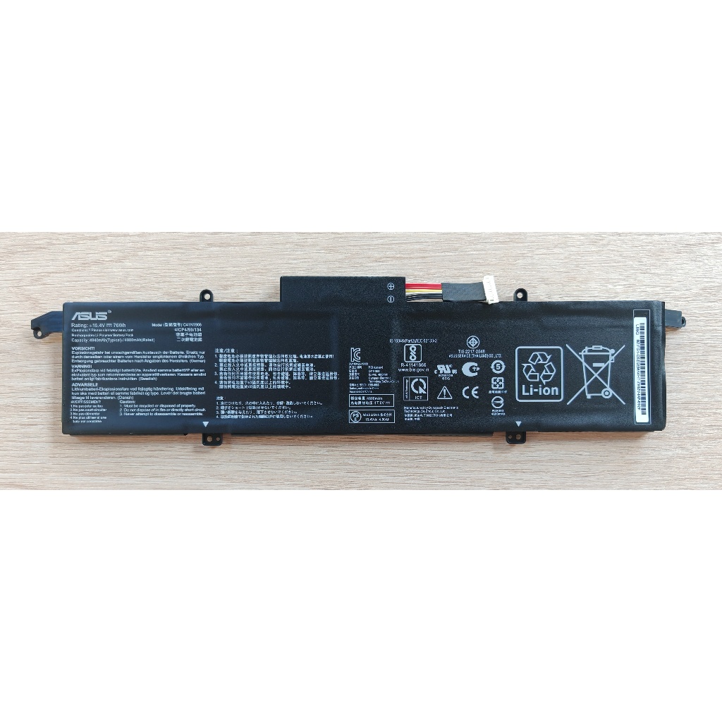 ✨ แบตเตอรี่โน๊ตบุ๊ค C41N1908 For Asus ROG Zephyrus G14 GA401 (2021) GA401II GA401IU GA401IV GA401IH GA401IHR