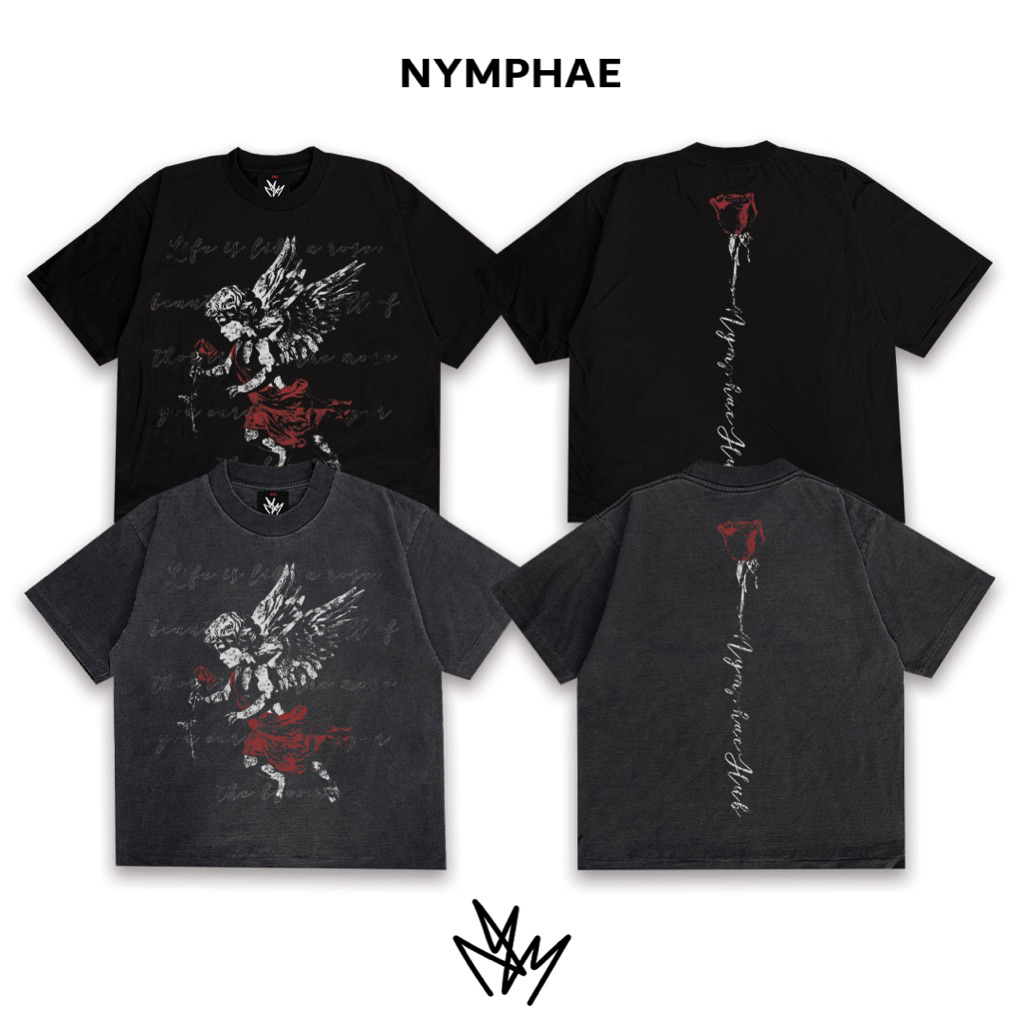 NYMPHAE: Eternal Bloom [Oversized, Boxy T-shirt] | Shopee Thailand