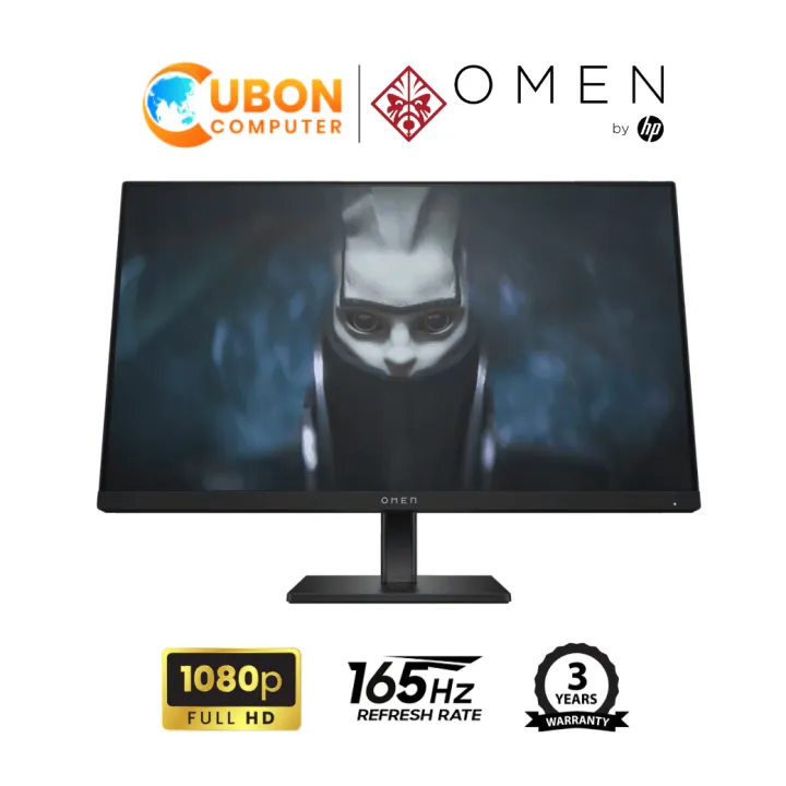จอมอนิเตอร์ HP OMEN 24 ( 780F0AA#AKL ) 23.8-inchGaming Monitor/ FHD (1920X1080) IPS / 165Hz ประกันศูนย์ 3 ปี | Lazada Thailand