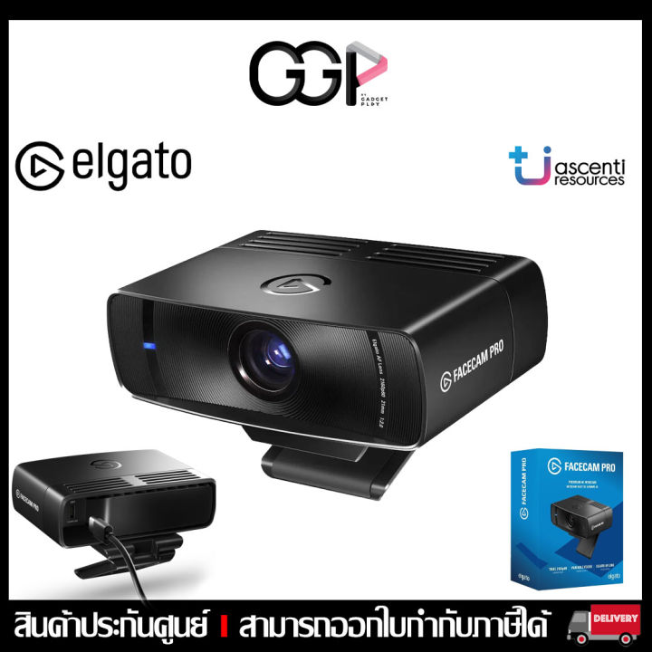 Elgato Facecam Pro - 4K 60Fps Ultra HD Webcam Profesional Webcam ประกันศูนย์ | Lazada Thailand