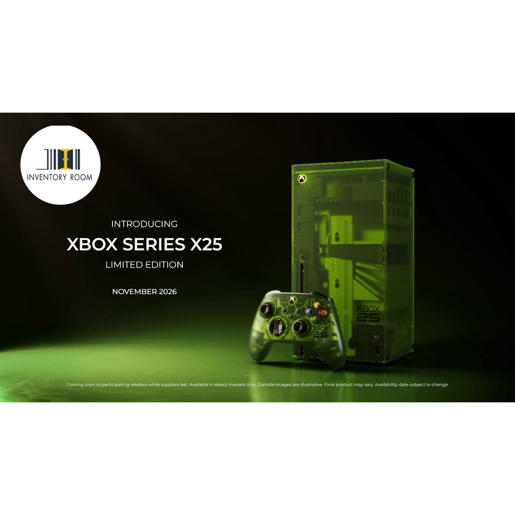 [เกมส์สะสมลิขสิทธิ์แท้] ⚠️ทักก่อนซื้อ⚠️ XBOX Series X25 Limited Edition | 1TB Disc Drive ‼️จำกัด Pre-Order 1 เครื่อง‼️ | Shopee Thailand