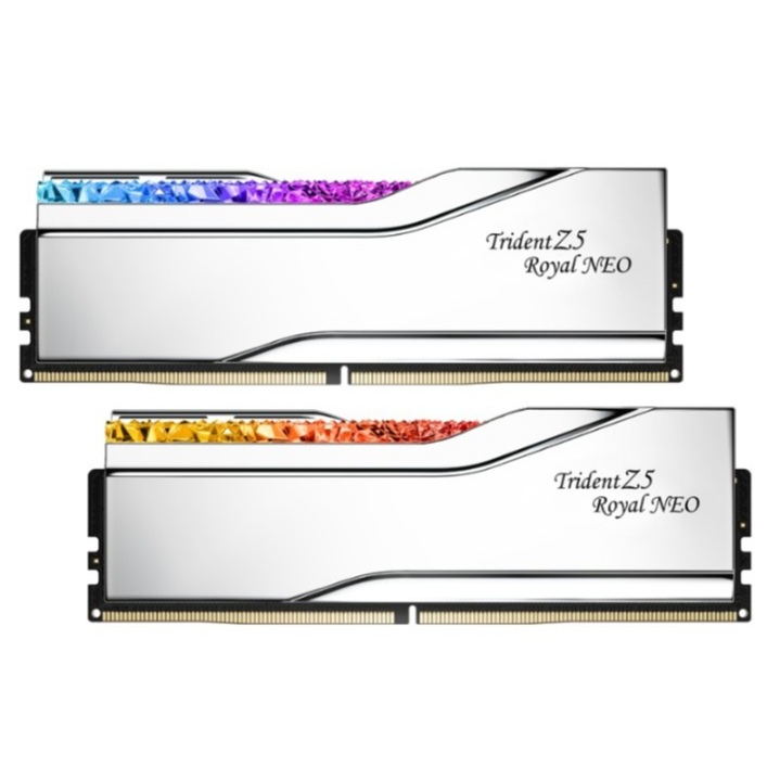 G.SKILL TRIDENT Z5 DDR5 ROYAL NEO RGB 32GB (16x2) 6000MHz SILVER CL28 | Shopee Thailand